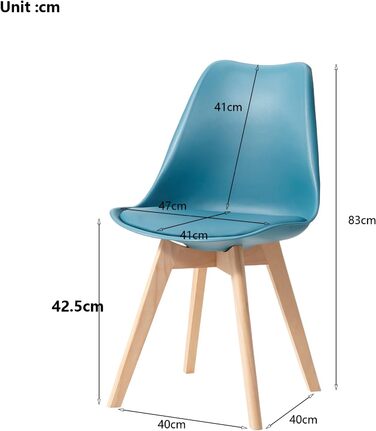 Набір обідніх стільців 6 шт., масивні дерев'яні ніжки, знімні подушки, кухонні стільці, сучасний дизайн (6 стільців)