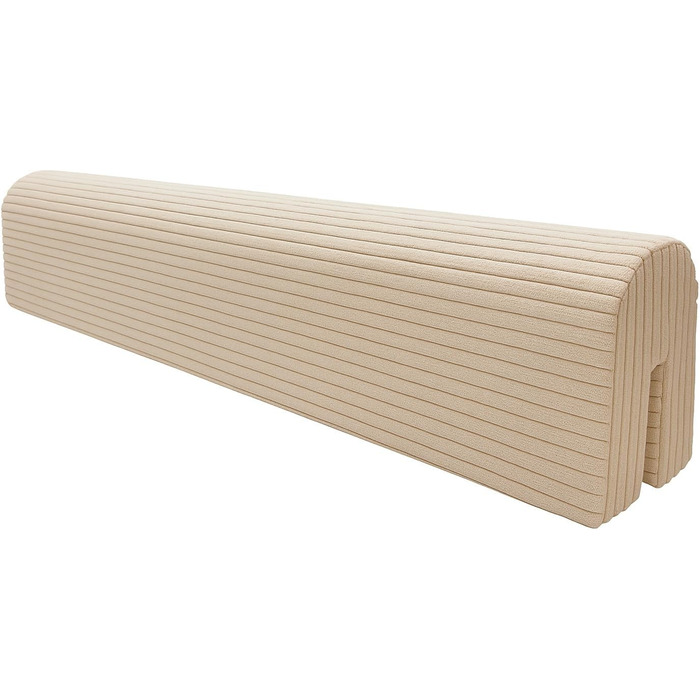 Захист для ліжечка дитячого бортик-подушка від випадання (бежевий, 120 см) Бежевий велюр