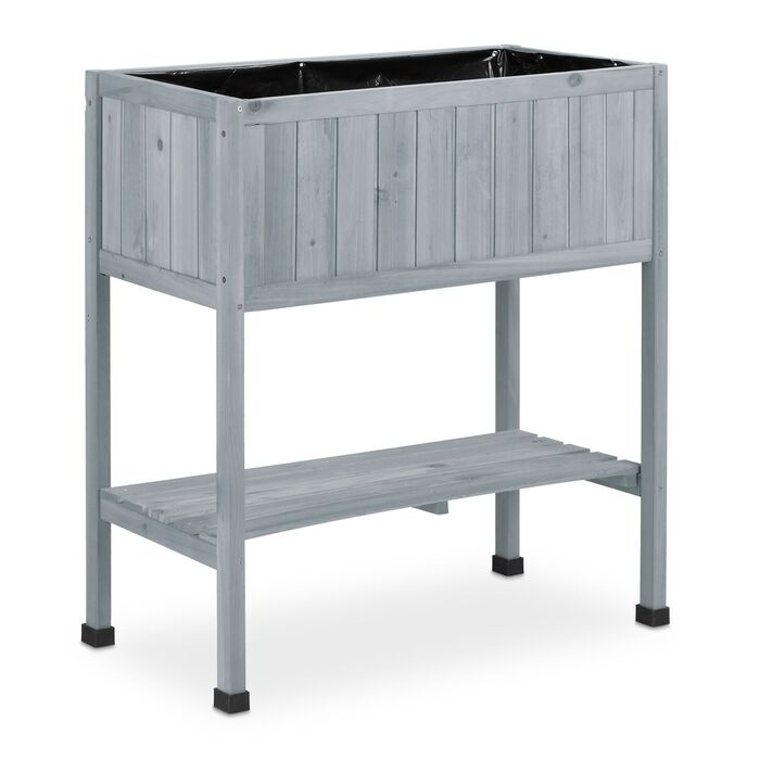 Грядка для вирощування рослин Relaxdays з дерева