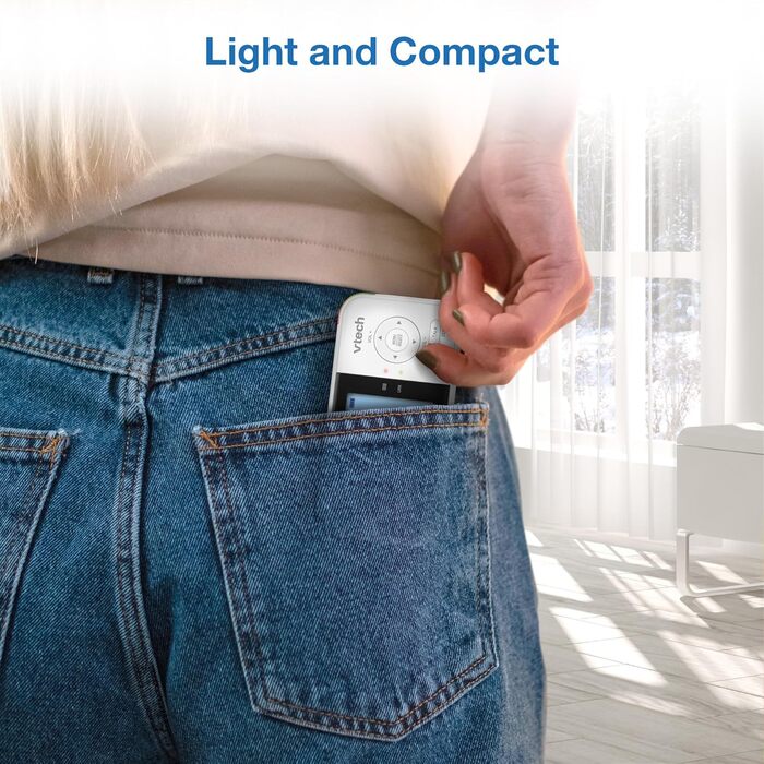 Відеоняня з камерою та монітором, акумулятор на 19 годин, радіус дії 305 м, автоматичний режим