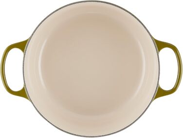 Le Creuset Signature Чавунний жаровня з кришкою, Ø 26 см, 4.2 л, Ocean (Leaf It to Me)