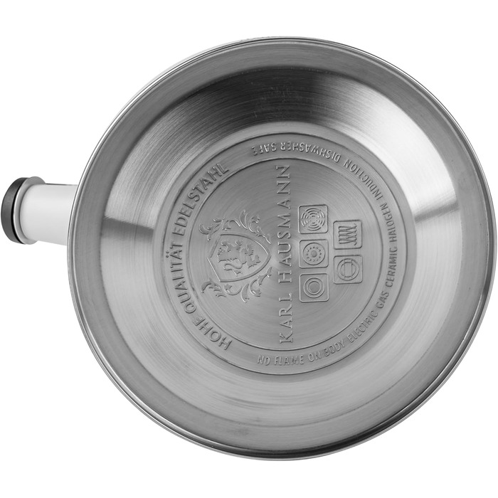 Електричний чайник Karl Hausmann 2.5L з автоматичним свистком - нержавіюча сталь, для Induktion, Gas та Electric плит