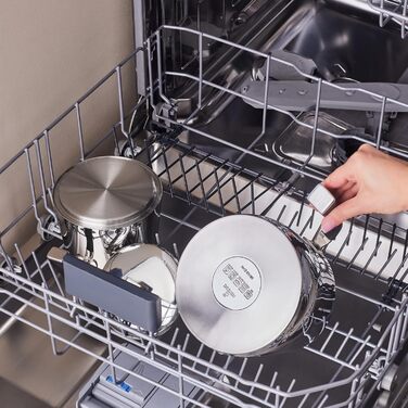 Набір для заварювання чаю Karaca New Mira: турка, чайник 1л, чайник 2л з нержавіючої сталі, сумісний з індукцією, миється в посудомийній машині