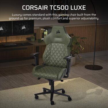 Ігрове крісло Corsair TC500 Luxe Sherwood, універсальний розмір