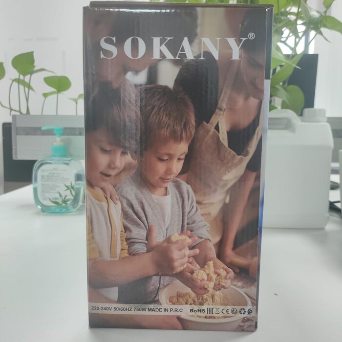 Багатофункціональний прилад SOKANY 3 в 1 750 Вт сендвіч, вафлі, пончики, антипригарні, автомат. Температура