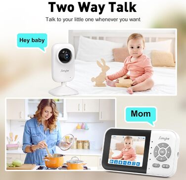 Відеоняня з WiFi та камерою: монітор 2.8