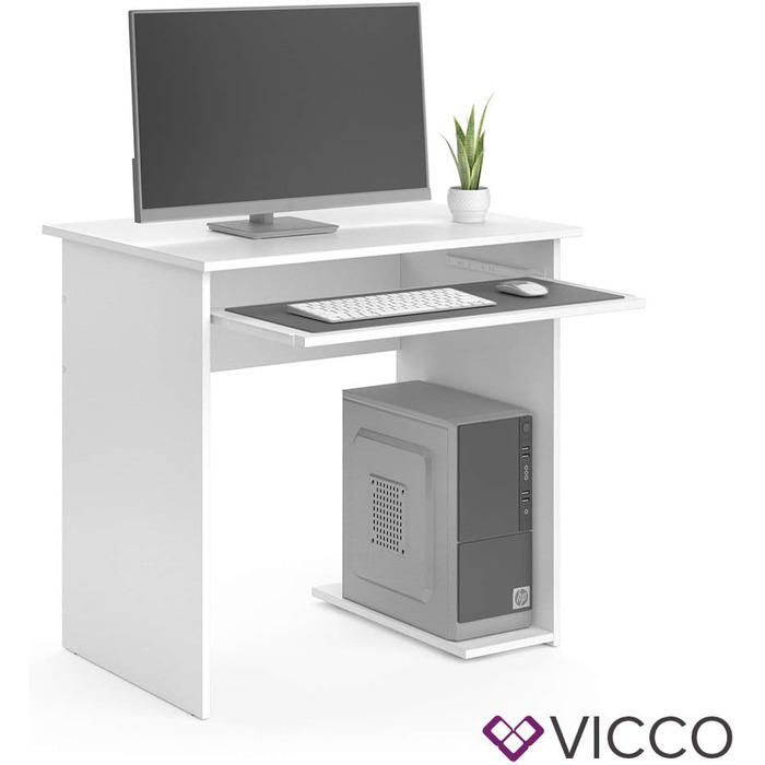 Стіл Vicco Nick, білий, 80x58 см