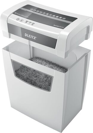 Шредер Leitz IQ Home Aktenvernichter: безпечний, тихий та компактний для дому та офісу, P4, 8 листів, білий