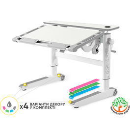 Дитячий стіл Mealux Ergowood L Multicolor TG Energy (арт. BD-810 TG/MC Energy)