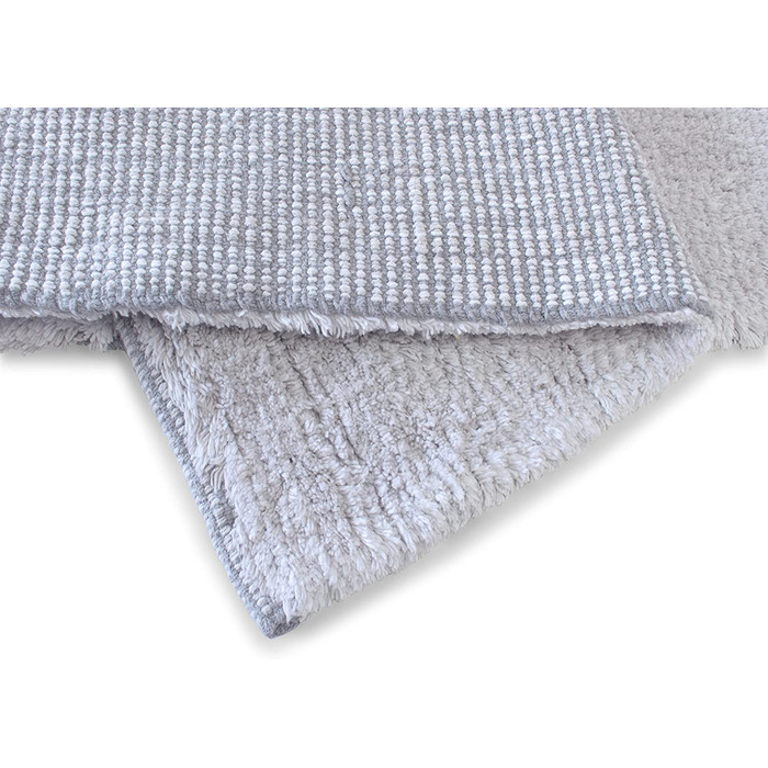 Кольоровий килимок для ванної Dyckhoff-100 органічна бавовна-1500 г / м2 - 544 662 шт. (55 x 65 см, сірий)