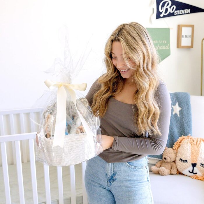 Органайзери для полиць NaturalCozy, прямокутні, 30 x 20,3 x 11,4 см, зелені, набір 3 шт.