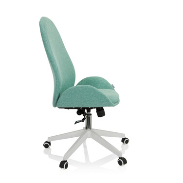 Офісне крісло AVEA I з тканини кольору аква