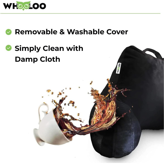 Подушка для відпочинку в ліжку з підтримкою спини, великий кут нахилу для дорослих, для перегляду телевізора, зняття печії, релаксації та припинення хропіння, виготовлена у США, 100% Memory Foam знімний чохол