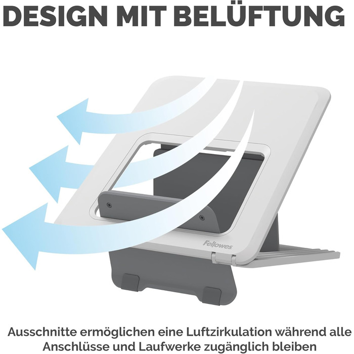 Підставка для ноутбука Fellowes Breyta™ 2-в-1 з сумкою - регулювання висоти, екологічна, для гібридної роботи