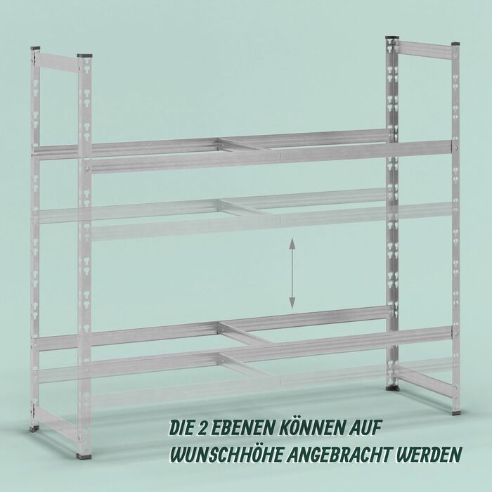 Стеляж для шин Relaxdays на 8 шин