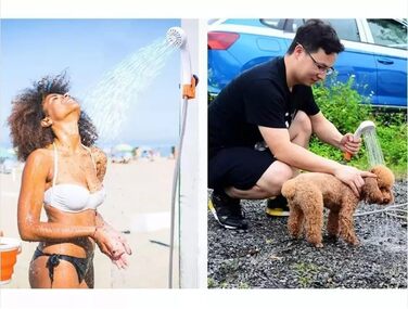 Портативна душова кабіна Cyrank для кемпінгу: електрична, на батарейках, з набором для душу. Ідеально для відпочинку на природі та кемпінгу.