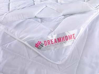 Ковдра DreamHome 135x200 см на 4 сезони - Оeko-Tex сертифікована, адаптована стегальна ковдра 135x200 см - літня та зимова ковдра - ковдра на всі сезони