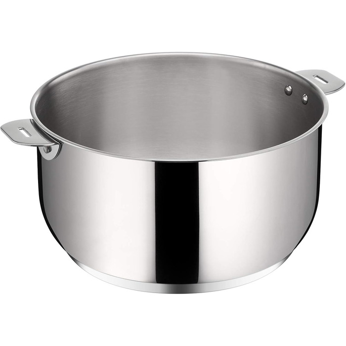 Каструля Lagostina Salvaspazio з нержавіючої сталі 18/10, діаметр 24 см, для всіх типів плит та духовок до 250°C, складна, з тришарим дном Lagotherm