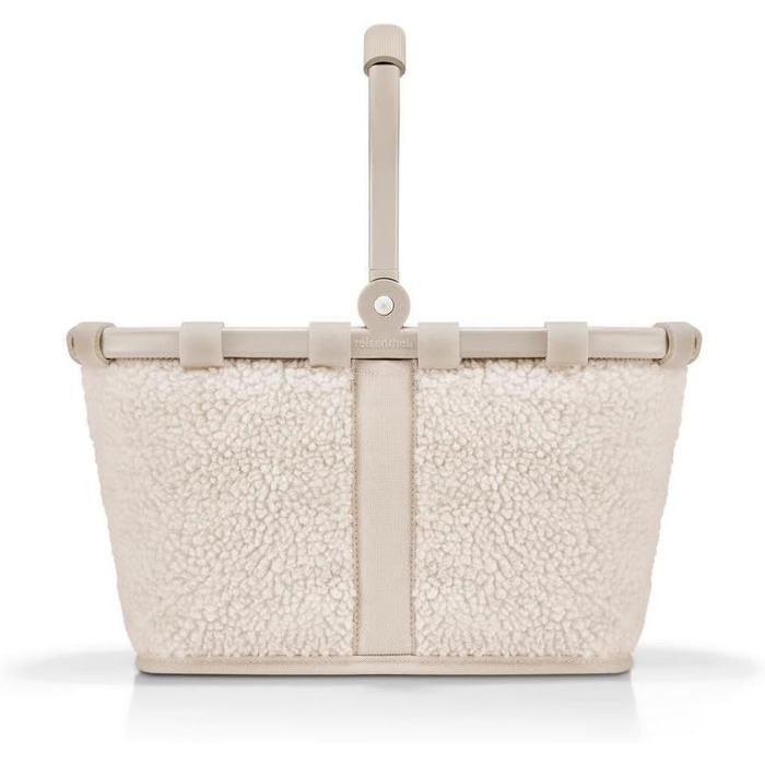 Сумка-шопер Reisenthel Carry Bag XS – Стабільний кошик XS формату з практичною внутрішньою кишенею, елегантний та водонепроникний дизайн (Teddy Sand)