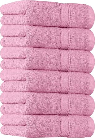 Набір рушників Utopia Towels Premium, 100 бавовна, 600 г/м, 40,6x71,1 см, рожевий, 6 шт.