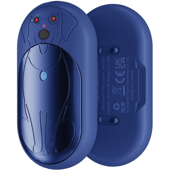 Електричні грілки для рук COTOP, 6000mAh, 2 шт. USB-C, 3 режими нагріву, для жінок, чоловіків, дітей, катання на лижах, піших прогулянок, зелений (блакитний)