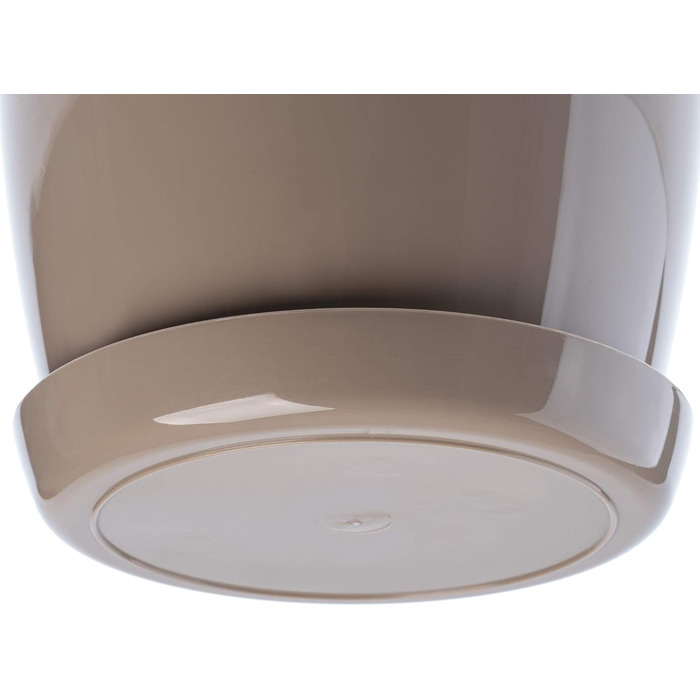 Набір горщиків для квітів KADAX (3 шт., 20 см, бежевий) – пластикові горщики для дому, підвіконня, кімнатних рослин та трав