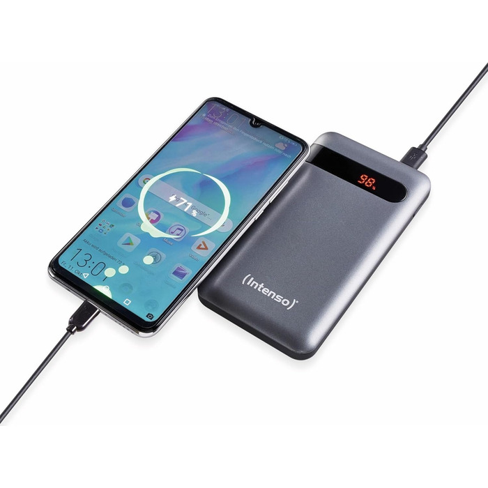 Зовнішній акумулятор з Power Delivery & Quick Charge 3, чорний, 7332330 Powerbank PD 10000mAh