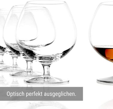 Набір келихів для коньяку Stölzle Lausitz Cognacschwenker I 585 мл, 6 шт. I Склянка з кришталю без свинцю, висока якість, придатна для миття в посудомийній машині