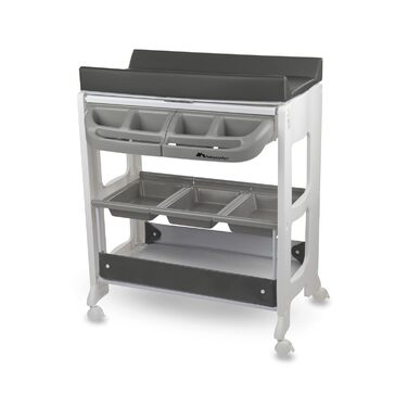 Дитяча ванночка та пеленальний столик 2-в-1 Bebeconfort Dolphy, сірий, 0-12 місяців (до 11 кг)