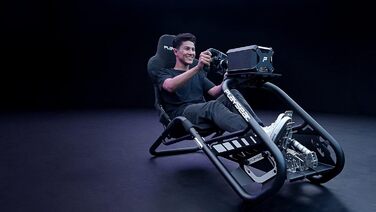 Playseat Trophy SIM Racing Cockpit: Гоночний кокпіт для симуляторів, сумісний з Direct Drive, PC/PS/Xbox - Чорний