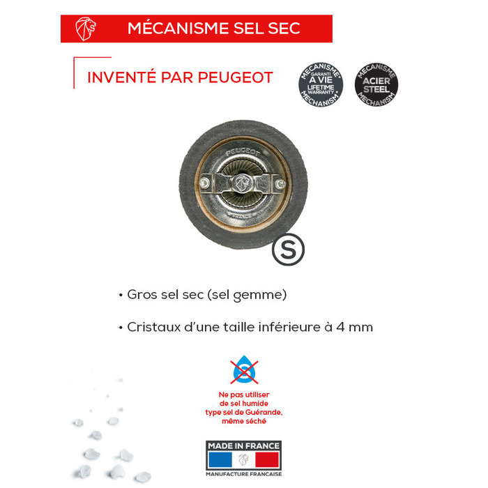 Млин для солі Peugeot Paris 12 см (870412/SME/1)