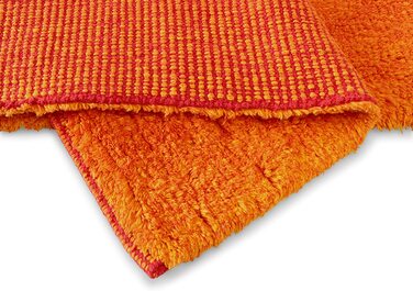 Кольоровий килимок для ванної Dyckhoff-100 органічна бавовна-1500 г / м2 - 544 662 шт. (55 x 65 см, червоний)