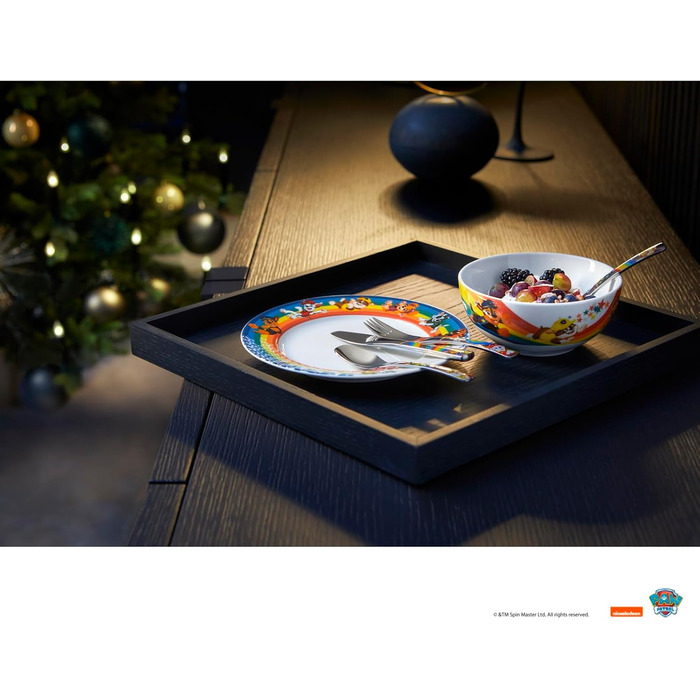 Набір дитячого посуду Paw Patrol WMF 6-ти частинний з нержавіючої сталі, від 3 років, Cromargan, для миття в посудомийній машині