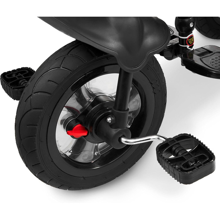 Триколісний велосипед HyperMotion з ручкою для батьків 3-в-1, сірий - для дітей від 1 до 4 років (до 20 кг)