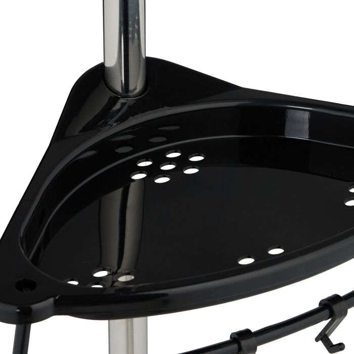 Поличка для душу Relaxdays, телескопічна