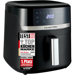 Фритюрниця Russell Hobbs SatisFry XXL 8.3л Rapid AirFryer з Rapid Air, 9 програм, сенсорний екран, гриль, піч, без олії, для піци 26см