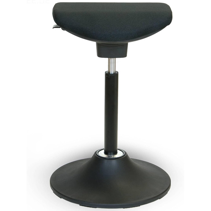 Крісло-трансформер VERSEE V1703 з тканини, чорне: регульована висота, поворотне, для офісу та дому