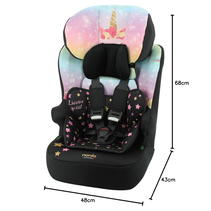 Автокрісло Nania Torino 76-150 см, група 1/2/3 (9-36 кг), 15 місяців - 12 років, 12 положень підголівника, підстаканник