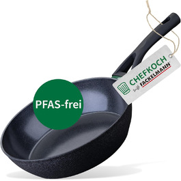 Гриль-сковорода Chefkoch від Fackelmann: антипригарне покриття, діаметр 28 см, з переробленого алюмінію, для всіх плит, сумісна з духовкою