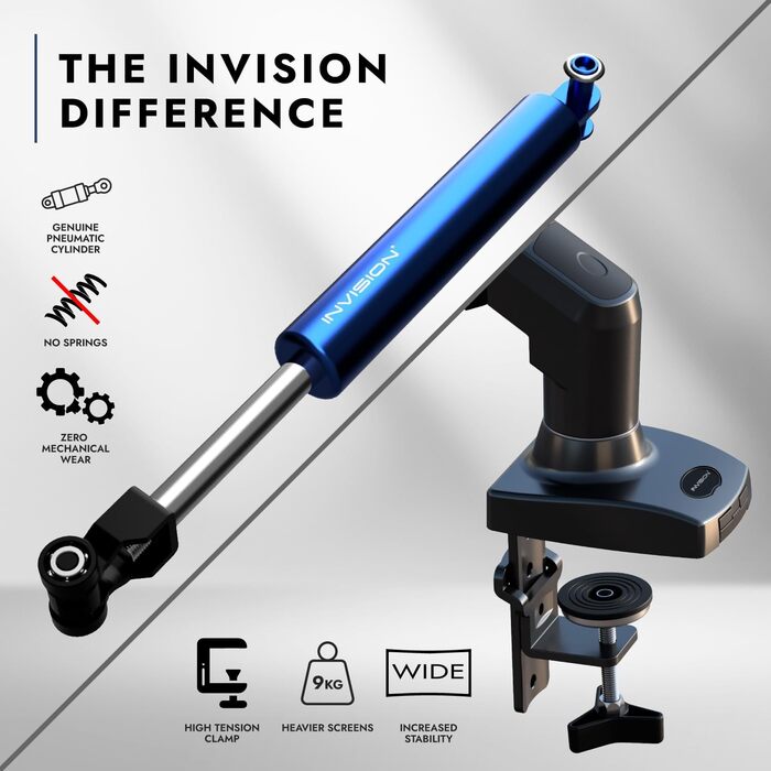 Кріплення для монітора Invision MX200, 19-32 дюйми, VESA 75/100 мм, регульоване, для офісу та дому