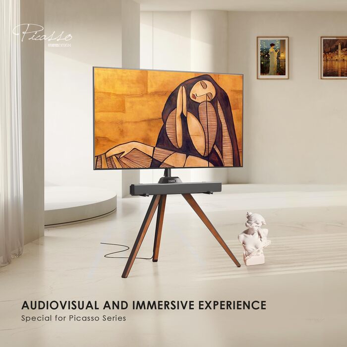Кріплення для саундбара FITUEYES Design для телевізійних стійок Picasso, регульоване, до 6,5 кг, з антиковзкими EV-подушками
