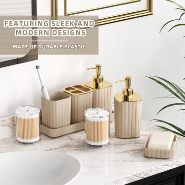 Набір аксесуарів для ванної кімнати, 25 предметів, салатовий, з душовою завісою та килимками