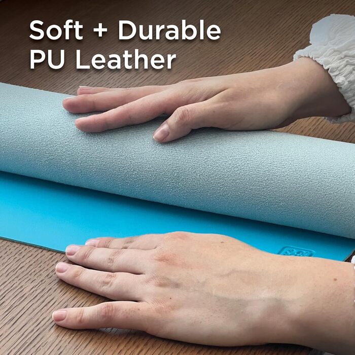 Килимок для миші та клавіатури Black+Decker Loch Ness Mid Size (16x32 дюйми) — захисний настільний organizer з екошкіри для геймінгу та офісу