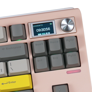 Клавіатура механічна бездротова EPOMAKER Shadow-S Wisteria Linear Pink (SHS-P-WL)