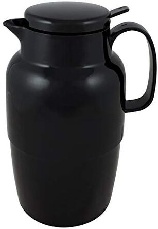 Термос Helios Mondo Push з нержавіючої сталі, 1,3 л, білий, з кнопкою відкривання