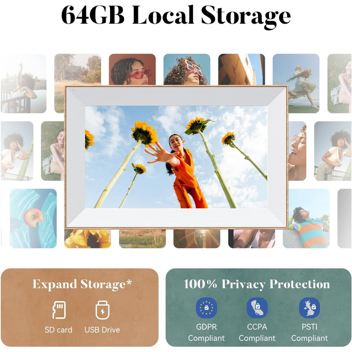 Цифрова фоторамка Lexar 10.1