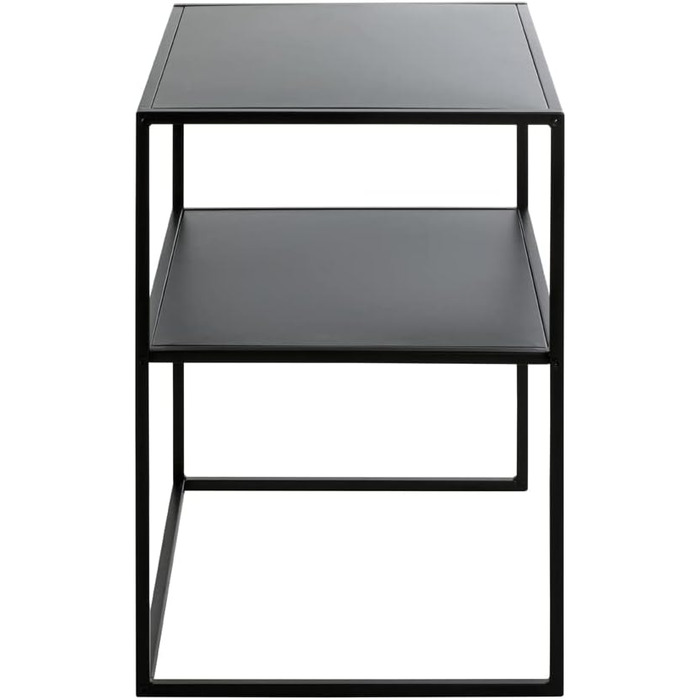 Меблевий журнальний столик HAKU, чорний, Ш 50 x Г 40 x В 60
