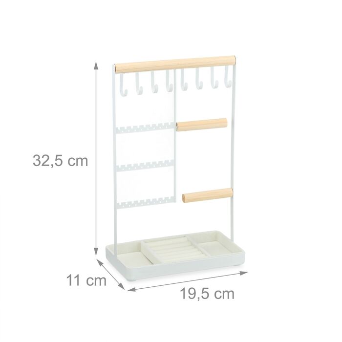 Підставка для прикрас Relaxdays з лотком для кілець