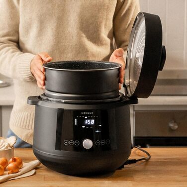 Мультиварка NEWLUX SmartChef V600 6L: 1200W, 17 програм, 2 рівні для приготування на пару, функція швидкої готовки