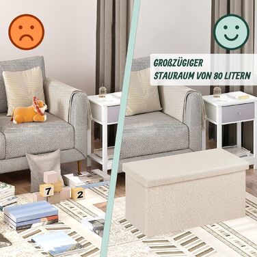 Лавка Relaxdays з м'якої тканини вельвет